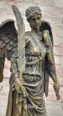 Sculpture En Bronze Fait Main Marbre Signée Par Moreau Français Statues Figure