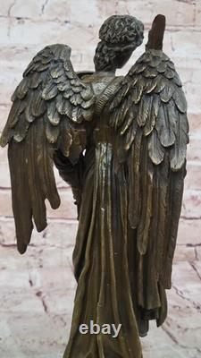 Sculpture En Bronze Fait Main Marbre Signée Par Moreau Français Statues Figure