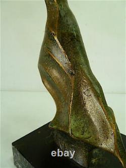 Sculpture Femme Art Moderne Bronze Marbre Robert SEGUINEAU XX 20th