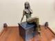Sculpture Femme En Bronze Sur Un Socle En Marbre Noir D'apr&egrave;s J. Patoue
