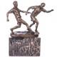 Sculpture Footballeur En Bronze Sur Un Marbre Noir D'apr&egrave;s Milo