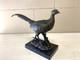 Sculpture D'un Faisan En Bronze Sur Un Socle En Marbre Noir Sign&eacute;e