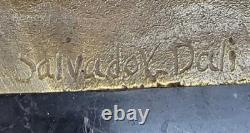 Sensuelle Bronze Marbre Statue Chair Femelle Signe Dali Sculpture Classique En