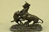 Signé Barye Panther Attaquant Giselle Bronze Marbre Sculpture Statue Figurine