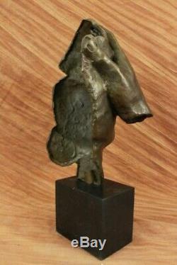 Signé Salvador Dali Titre Shame Sur Me Bronze Sculpture Abstrait Marbre Figurine
