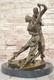 Signée Degas Tango Danseuse Passion Danse Bronze Marbre Sculpture Art Déco