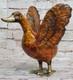 Sign&eacute;e Moigniez Marsh Canard Bronze Statue Sculpture Marbre Base Art D&eacute;co