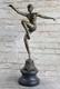 Signée Nageur Danseuse Chiparus Bronze Sculpure Statue Marbre Base Ouvre