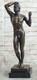 Sign&eacute;e Rodin Chair M&acirc;le Bronze Marbre Sculpture Figurine Art D&eacute;co Domestique