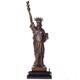 Statue De Bronze De La Libert&eacute; Sur Un Socle En Marbre D'apr&egrave;s Auguste Bartholdi