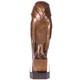 Statue De Hibou En Bronze Art D&eacute;co Sur Un Socle En Marbre Noir D'apr&egrave;s Ceonard